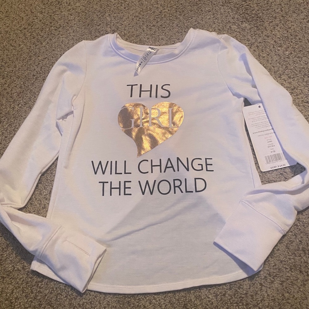 New long sleeve girl top